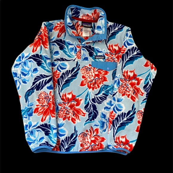 Patagonia Synchilla Lightweight Snap-T Pullover Jacket in Manoa dusk blue small - Picture 2 of 3